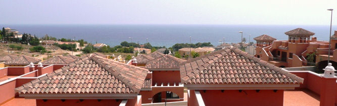 View of the Costa Calida coast from the roof solarium
